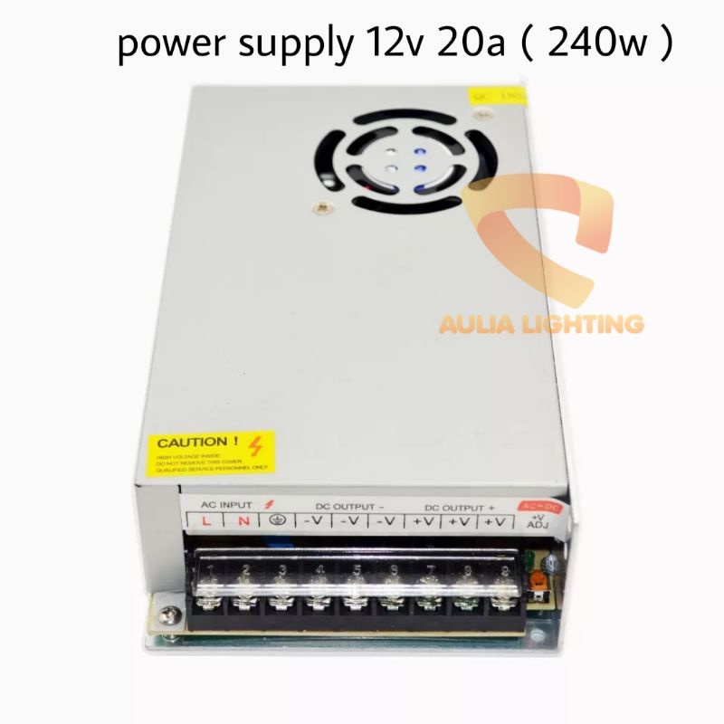 Power Supply 12V 20A 240W Output Power and 220V Input Voltage switching 12V 20 CCTV LED STRIP MODUL