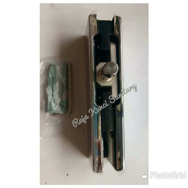 Patch Fitting PT 30/Penjepit Pintu Kaca Atas Pinggir Stainless Stell