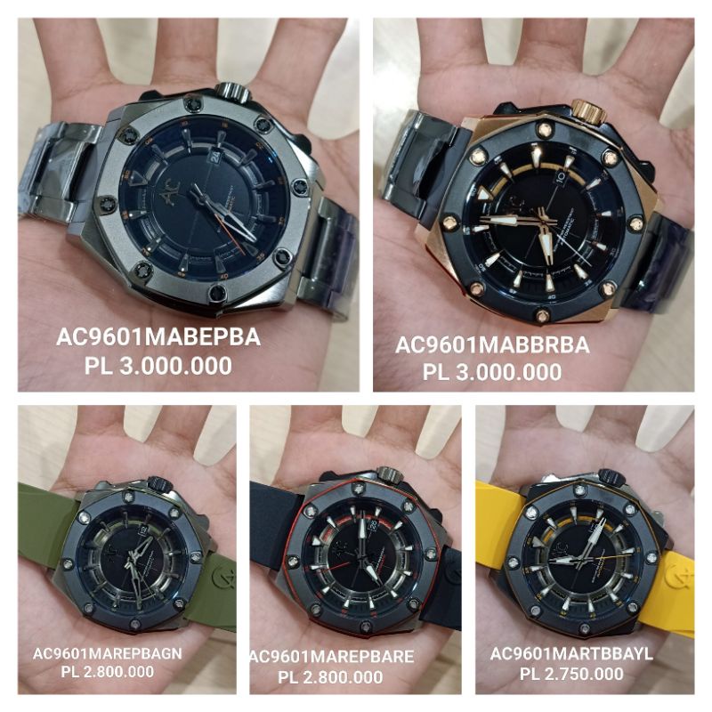 Jam Tangan Pria Alexandre Christie Ac 9601 Automatic / Matic Original Garansi Resmi