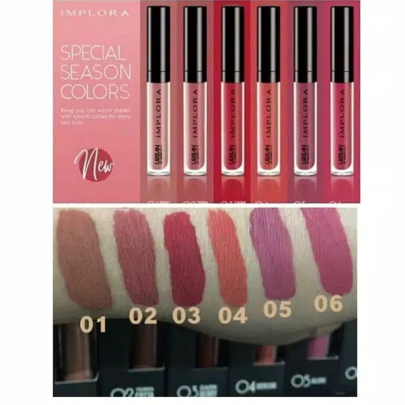 lipcream implora matte ( murah dan kwalitas ok )