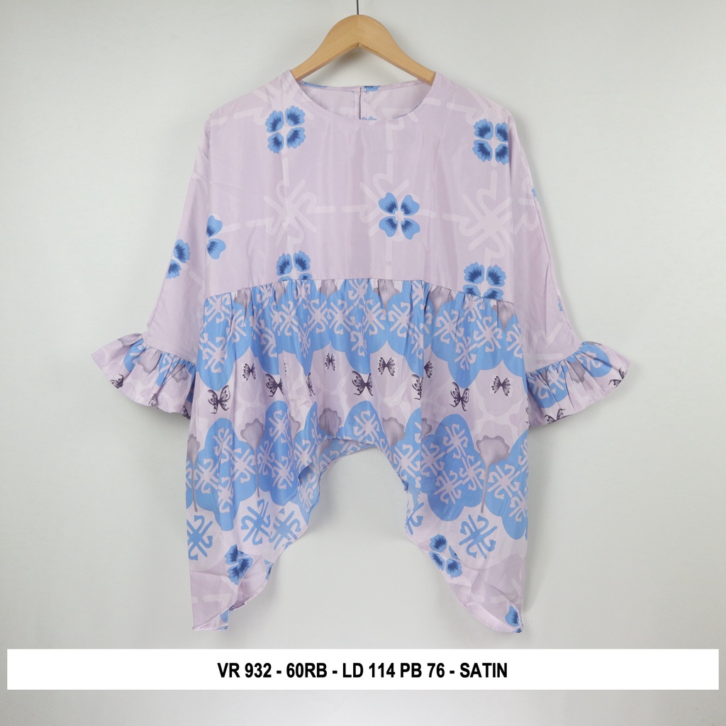 Thrift Blouse Vintage | Kode V4-VR 932