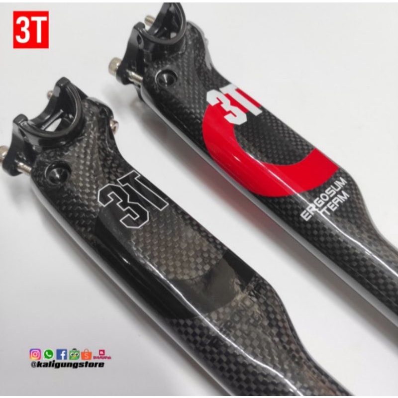 3T Carbon Aero Seatpost Bike Roadbike XC MTB gravel minivelo seat post - Tiang Dudukan Sadel Pada Se