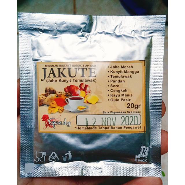

JAKUTE - Jahe Kunyit Temulawak Instan Sachet 20 Gram