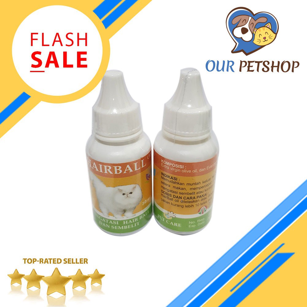 Jual Hairball Oil Cat Obat Kucing Sembelit Ampuh Bab Lancar 30ml Indonesia Shopee Indonesia
