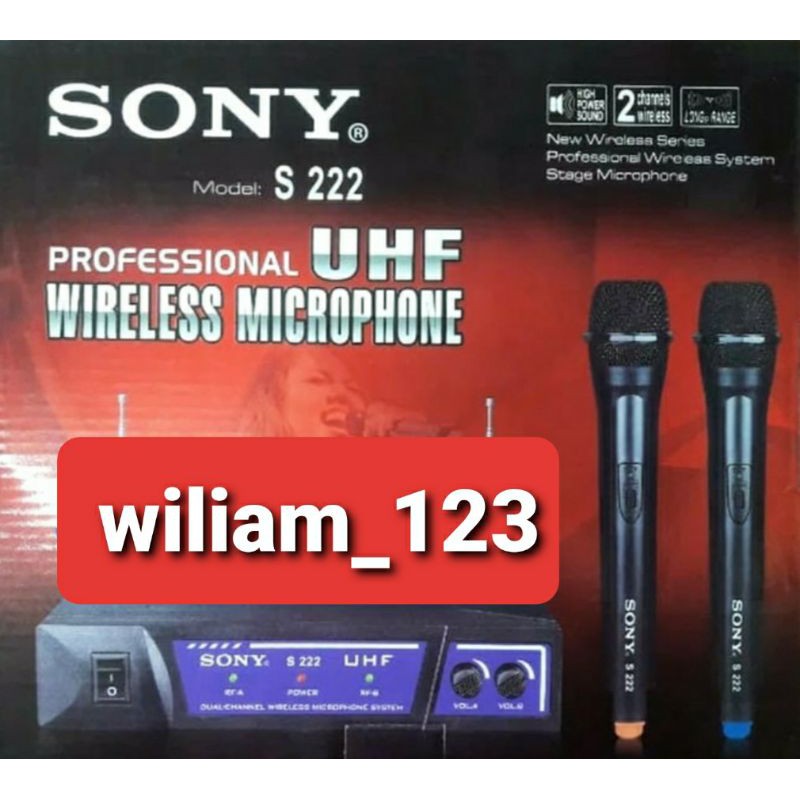 Mic wireless Sony S 222
