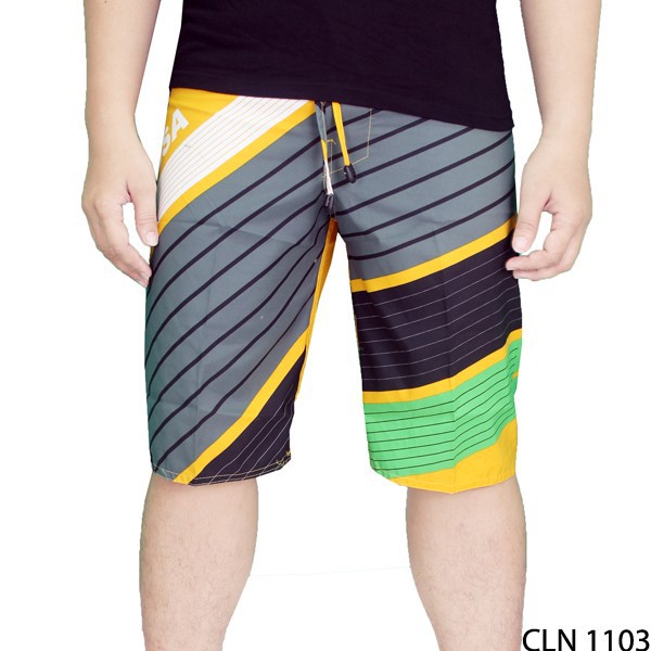 Celana Santai Pantai Polyester Abu – CLN 1103