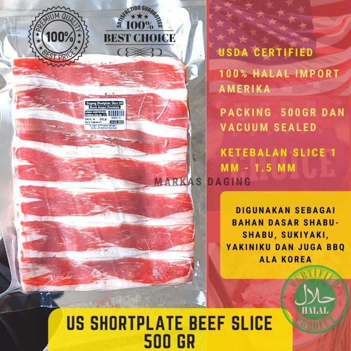 

Us Slice Beef Daging Sapi Shortplate 500Gr Ricebowl Yoshinoya Avikadilla5