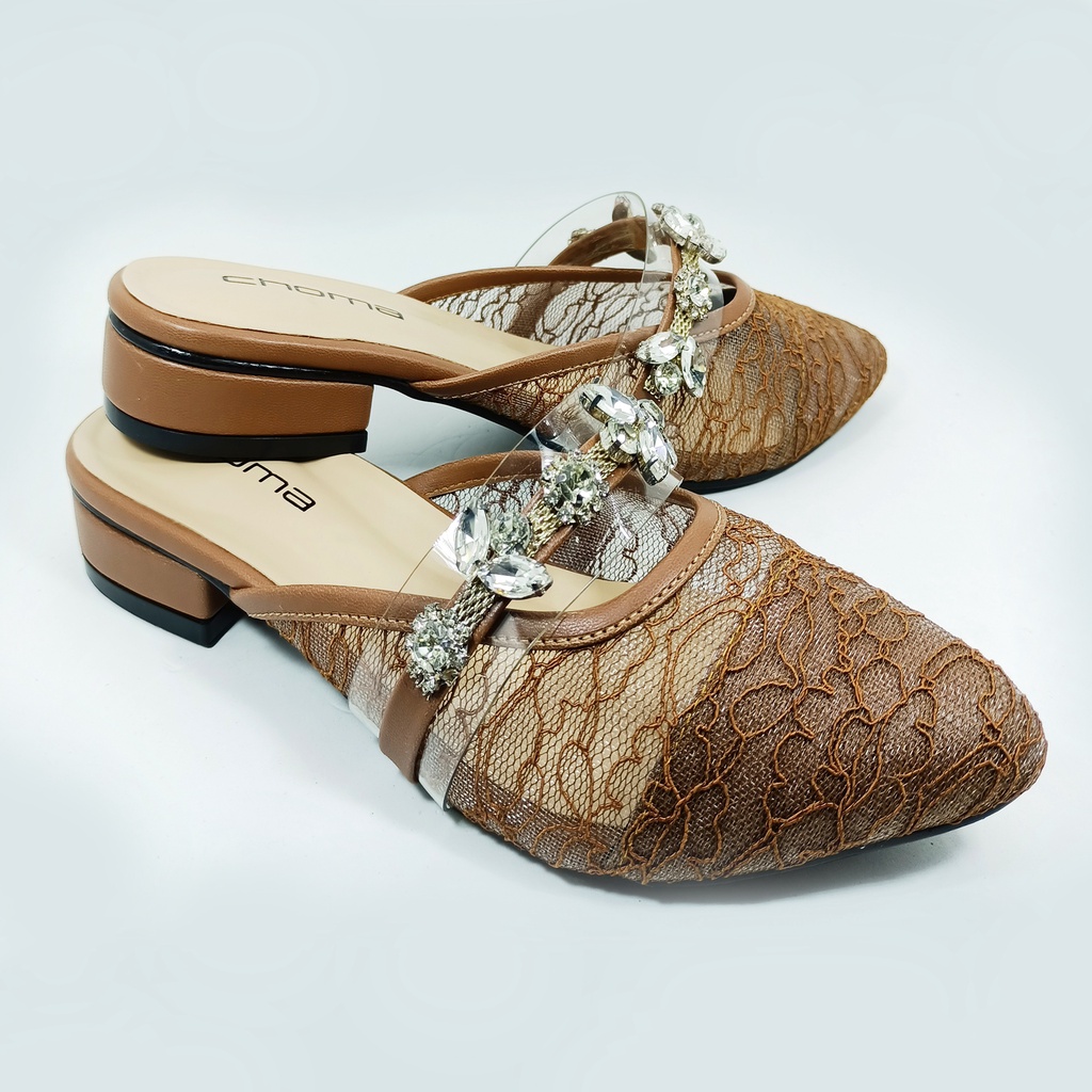 Choma Wati||Sandal Wanita||Sandal Flat||Sandal Burkat||Sandal Wedding||Sandal Modern