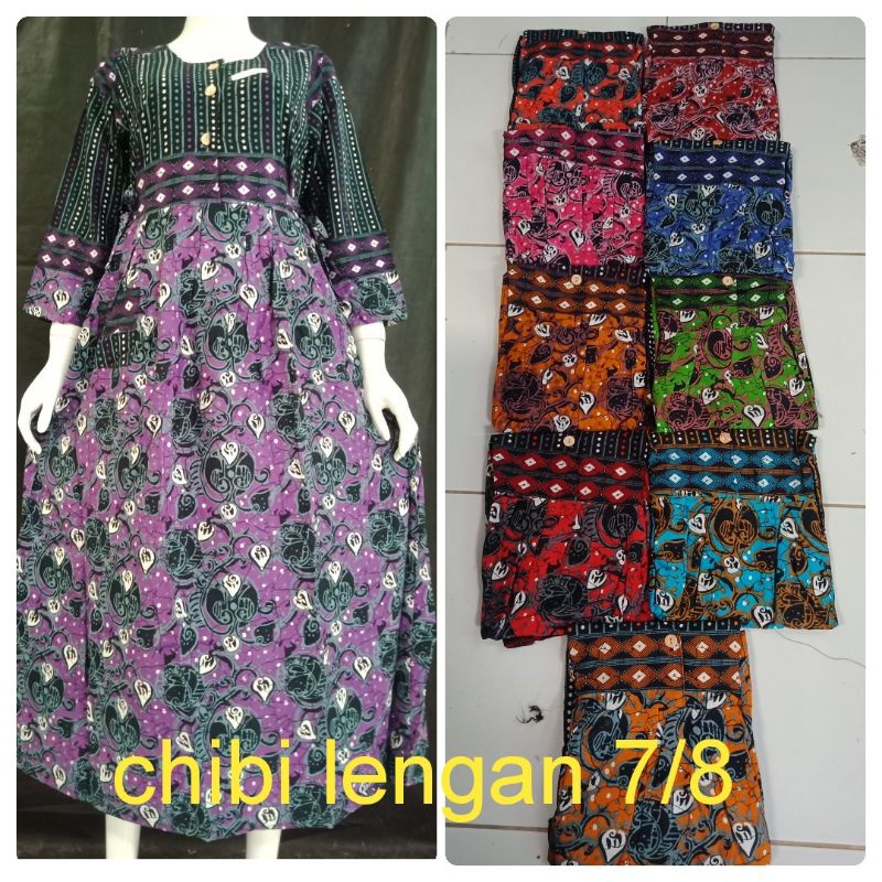 Daster hap homedress batik daster rumahan lengan