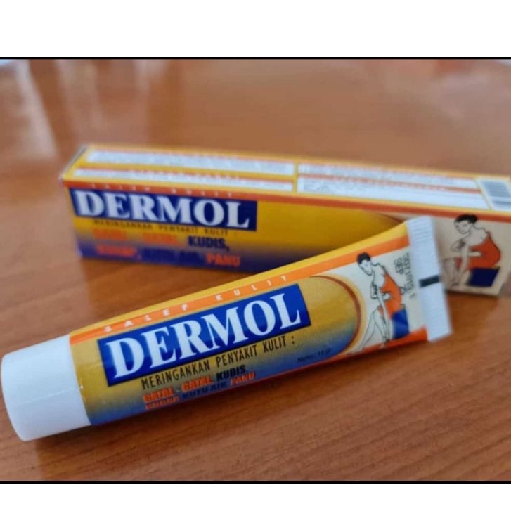 SALEP DERMOL tube 10 gram (untuk panu kadas kutu air dll)