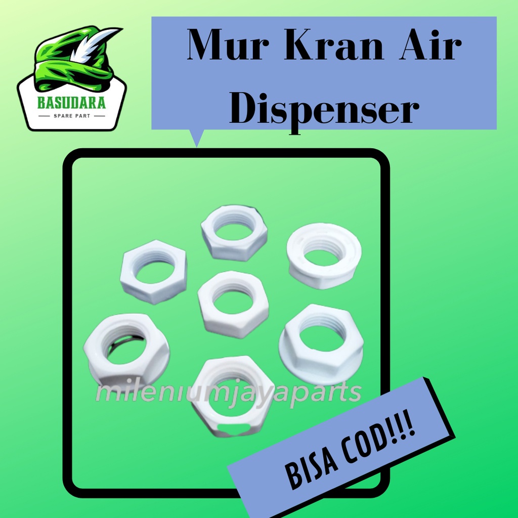 Mur Plastik Kran Air Dispenser / Kuncian Keran Air Galon Guci - GUCI