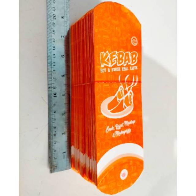 

Bungkus kebab catering / box kebab mini isi 50/pack