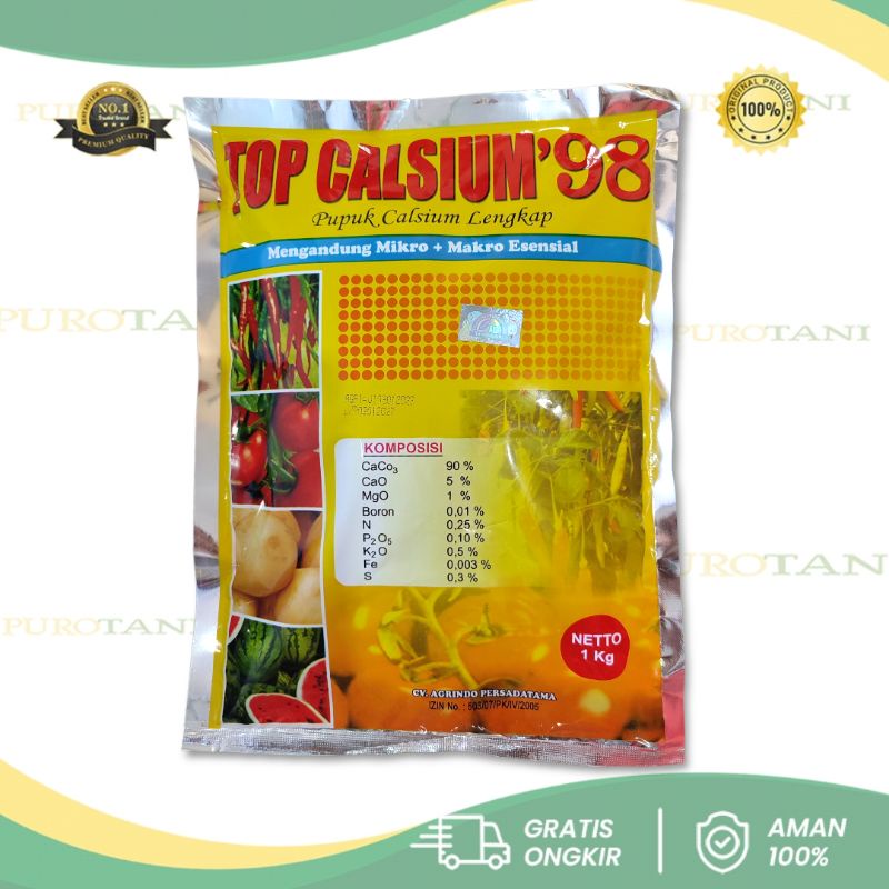 Pupuk Kalsium Tanaman Lengkap Top Calsium 98