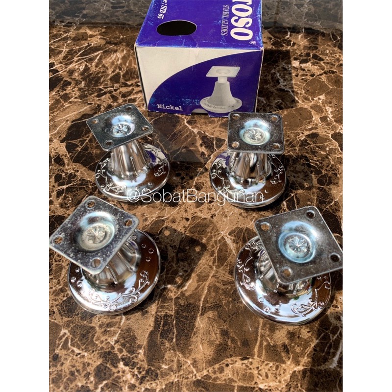 Kaki Spring Bed / Kaki Sofa / Stabil Glides Tebal