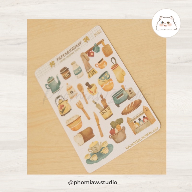 

Cute Kitchen Stickers, Baking Stickers, Cooking Stickers, Country Kitchen