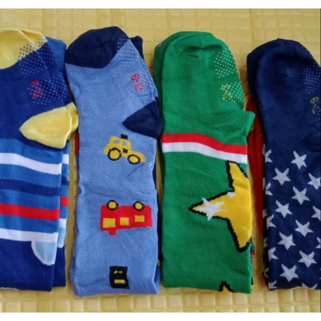 Leging motif bayi ukuran 0-6 6-12