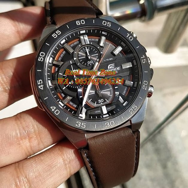 Jam Tangan Grosir Real Casio Edifice EFR 564 Brown New Arrival Solid Stainless Hadiah type EFR564