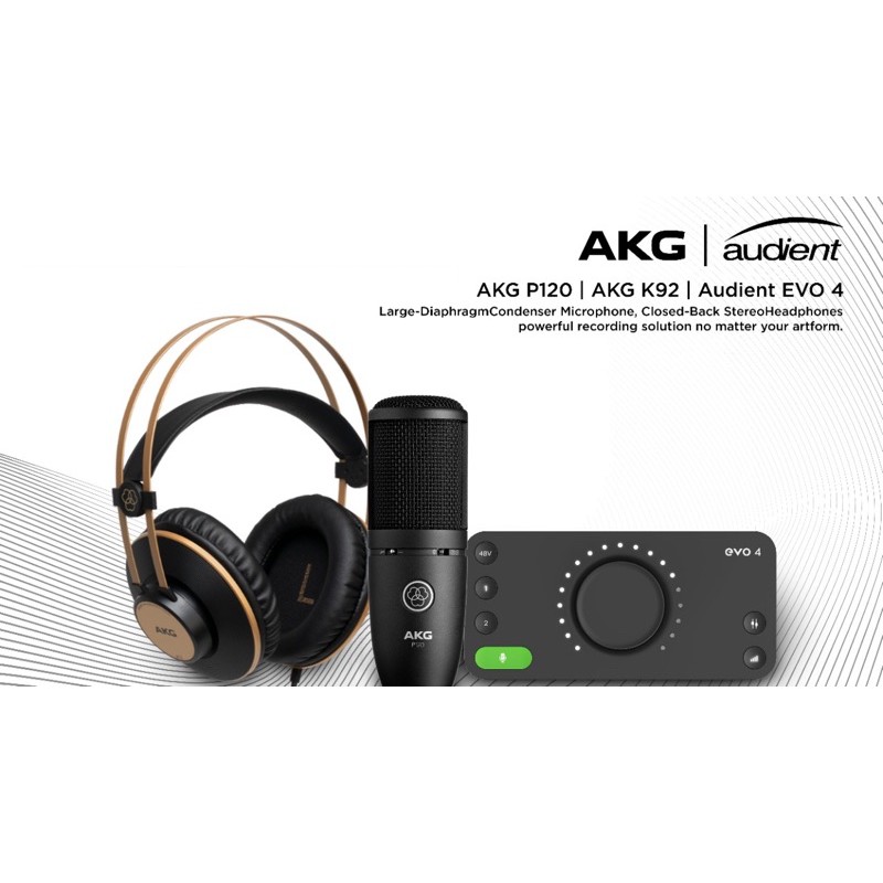 akg p 120 . akg k 92 . akg paket audient