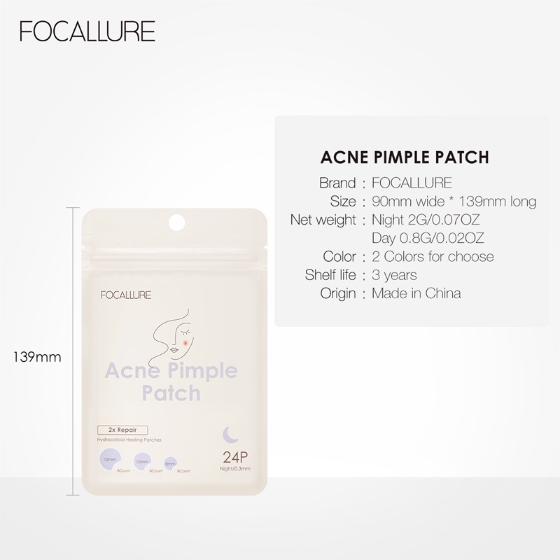 Focallure Pimple Patch Focallure Acne Patch Acne Pimple Patch Plaster Jerawat  Plester Jerawat Masker Jerawat Patch Jerawat Penutup Jerawat Stiker Jerawat Focallur Focalure Fucallure Focalure Foccalure