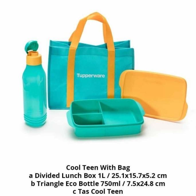 Tempat Bekal Makan Tupperware Coolteen Lunch Box Set Cool Teen