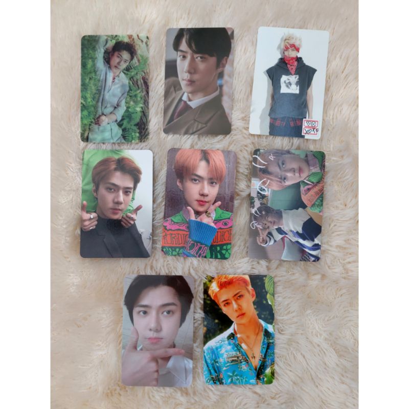 EXO SEHUN PHOTOCARD PC WELKIT WELCOME KIT KOKOBOP CARD WALLET NATREP YIZHIYU BWCW LOVESHOT PHOTOPACK