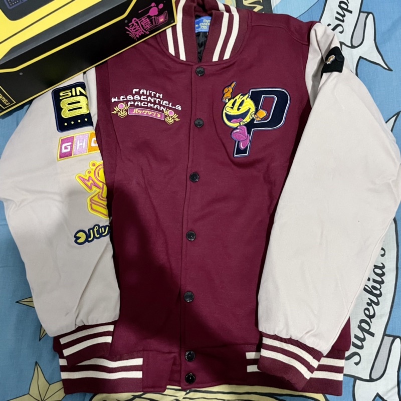 Faith Industries x W.Essentiels x Pac-Man Varsity "Arcade Night" Dark Ceglie/Sand