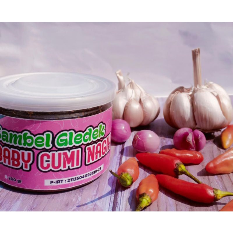 

Sambal Gledek Baby Cumi Pet Can 200g