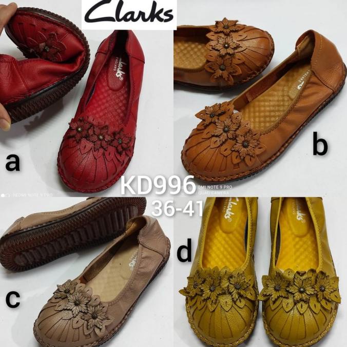 FLAT SHOES KD 996 Sepatu clarks wanita/sepatu kulit wanita/clarks original/clarks