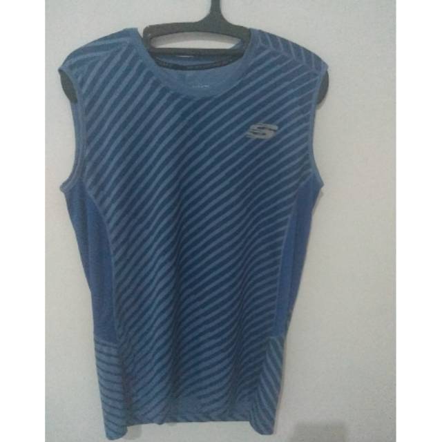 Skechers man sport shirt Original 100% / dry fit / baju kaos pria