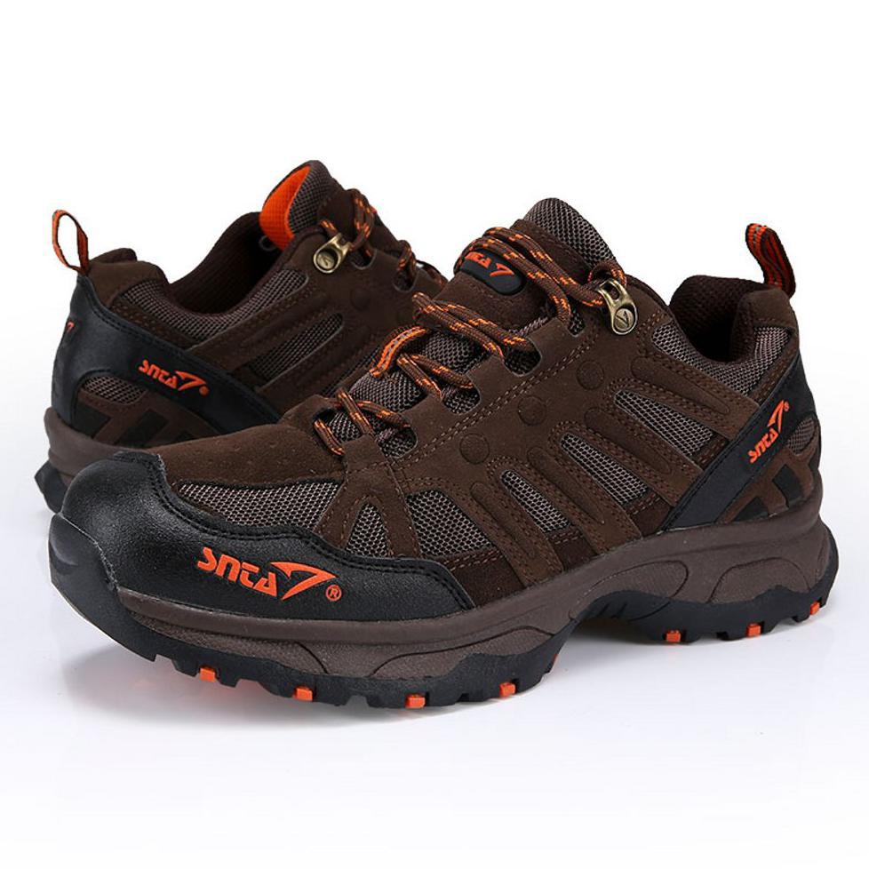 TERLARIS  Sepatu Gunung Semi Boot SNTA 432 Warna Hitam - Sepatu Hiking Pria TERBARU
