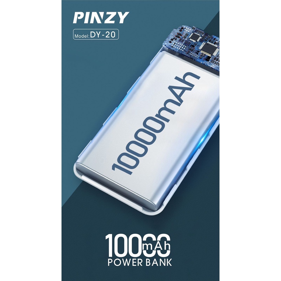 Powerbank DY20 10.000mAh 2.1A