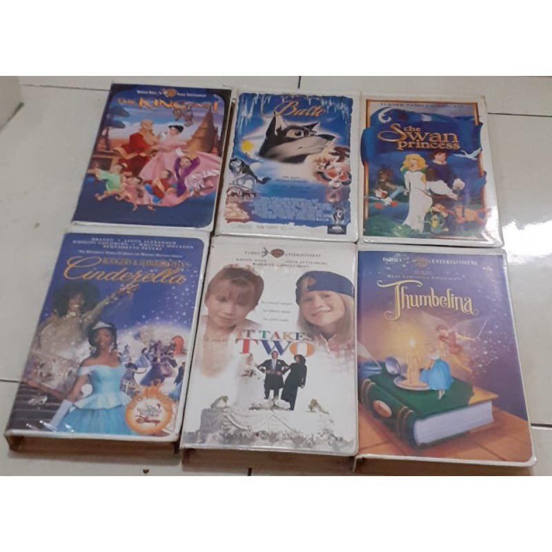 kaset video vhs anak anak original