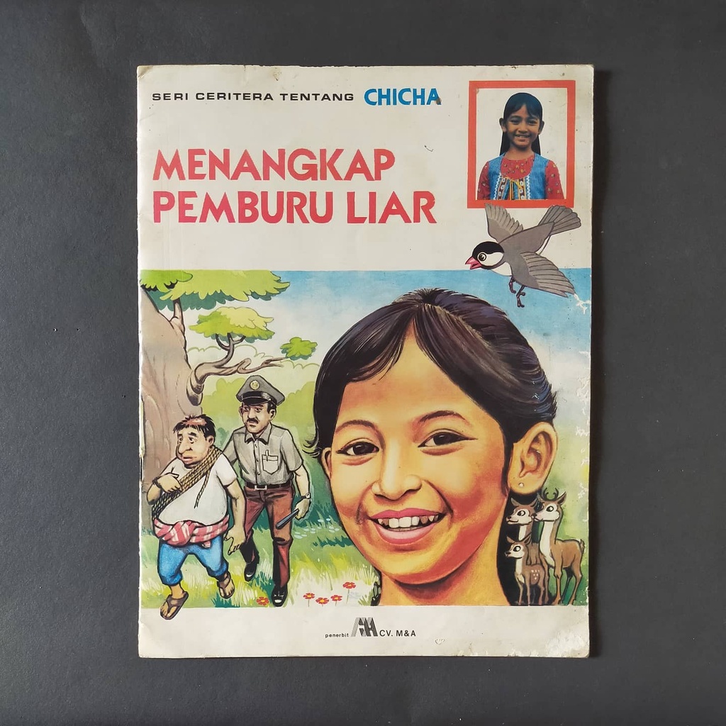 Buku Komik Cergam Seri Ceritera Tentang Chicha Menangkap Pemburu Liar