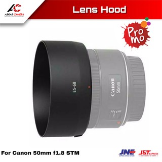 LensHood ES-68 for Lensa Fix Canon EF 50mm f1.8 STM Lenshod Lens hood ES 68 50 mm