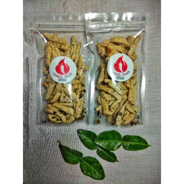 

Basreng (baso goreng) original dan pedas daun jeruk