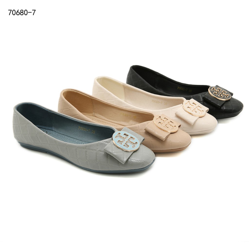 PR TB Leather Flat Shoes  #70680-7