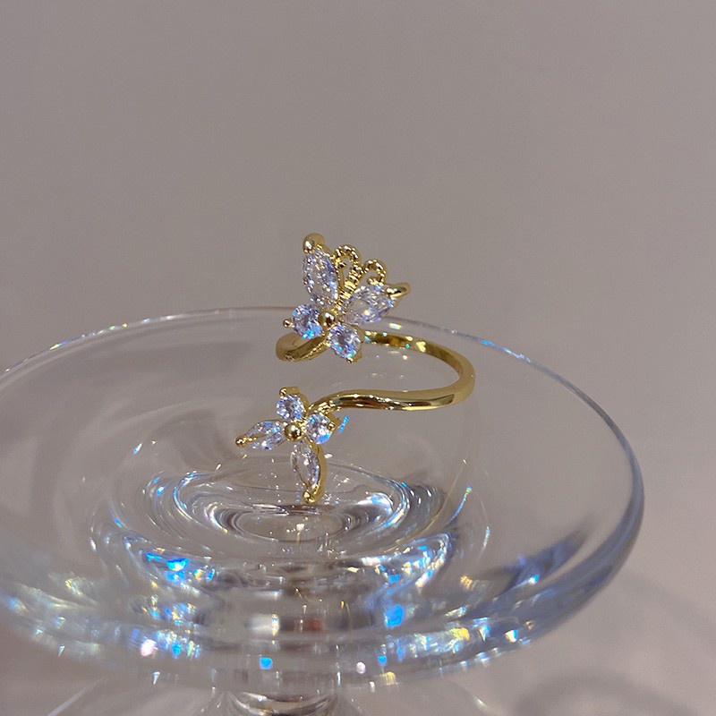 Cincin butterfly Gaya Perancis