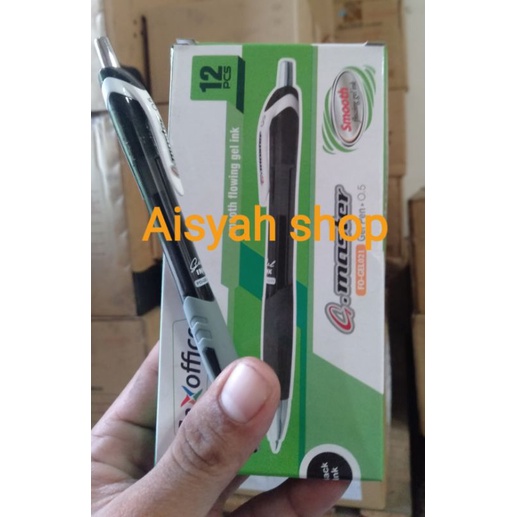 

Pulpen/Bolpoin flex office gel pel 0.5 G-master [PACK]✓