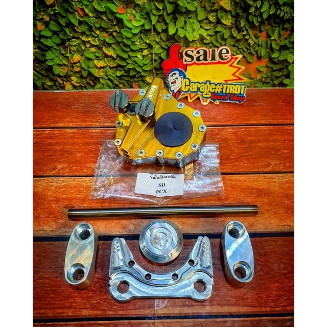 Stabilizer Stering Dumper Stang Ohlins RTC Gold Plus Breaket PNP PCX 150 160 CBU Lokal Nmax 155.