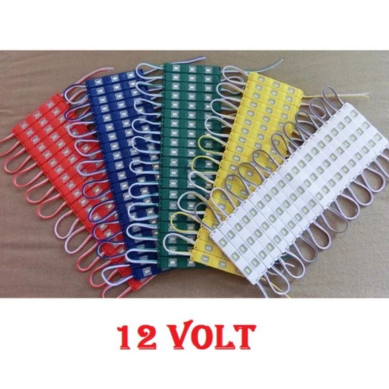Lampu LED strip modul SMD 3 mata 5730 Injeksi injection Samsung 12V