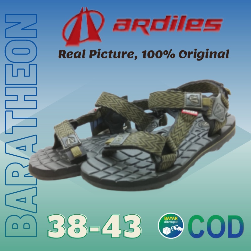 Sandal Gunung Ardiles Pria Wanita Outdoor Hiking Sendal Lebaran Size 38-43