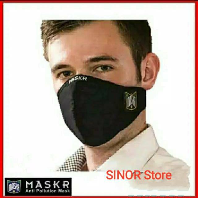 Masker Karbon Aktif MASKR Pendek Safety Carbon Polution Mask