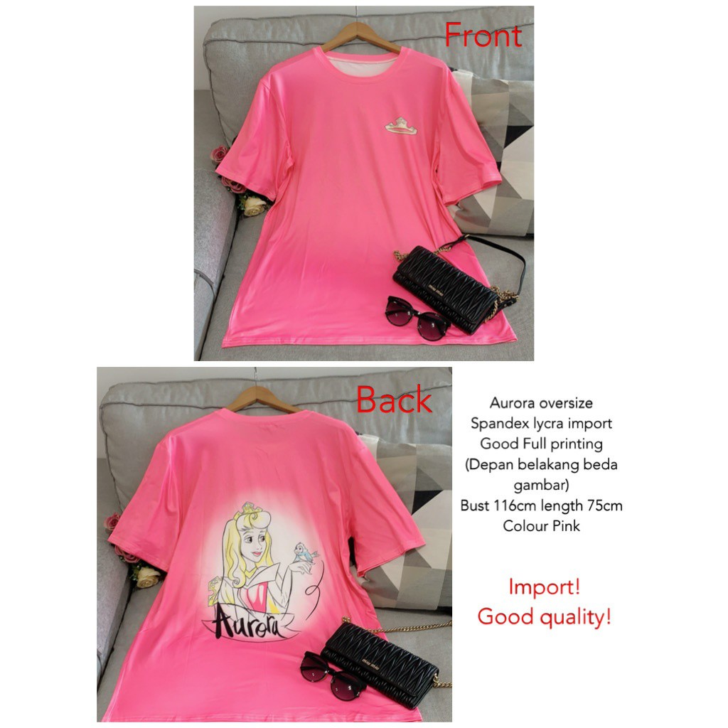 KAOS OVERSIZE IMPORT BELLE AURORA PRINCESS ~ HIGH QUALITY
