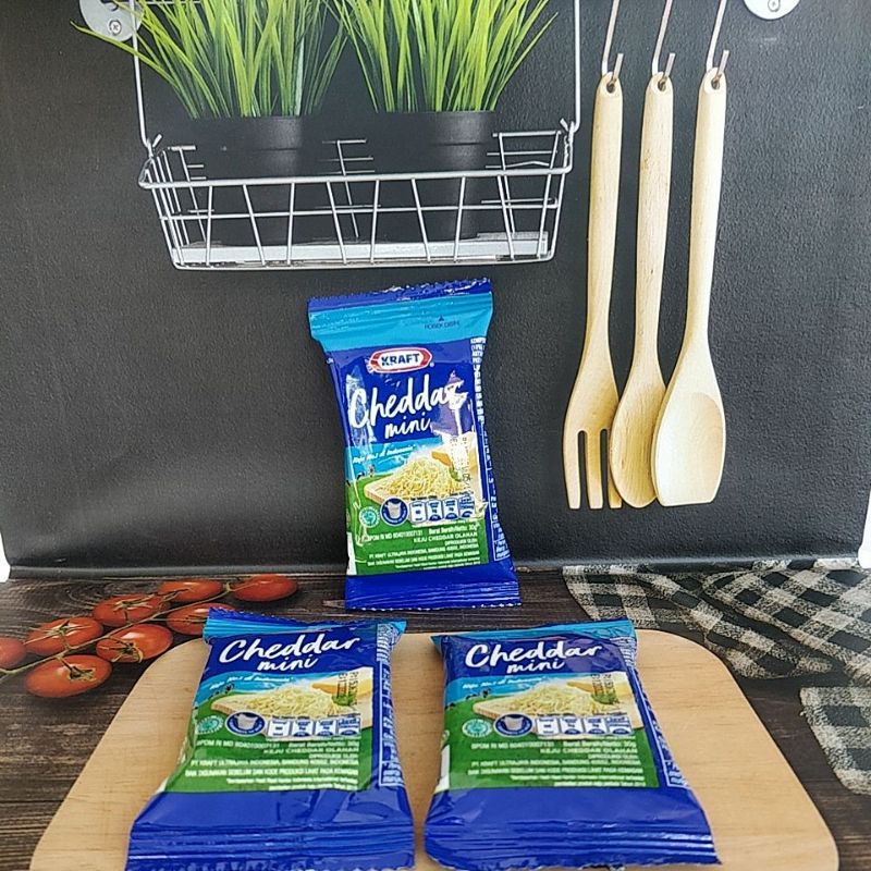 

Keju Kraft Cheddar Mini 30gr