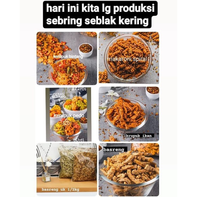 

BASRENG & SEBLAK KERING TEH UPI 200GRAM