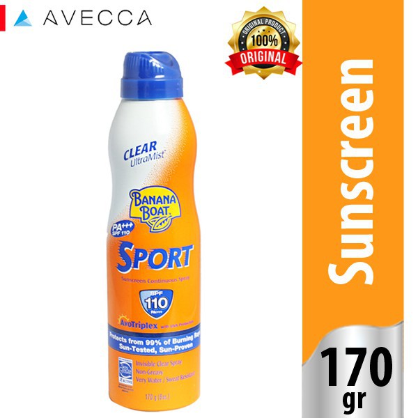 Banana Boat Ultra Mist Sport SPF 110 Spray / Sunscreen / Sunblock