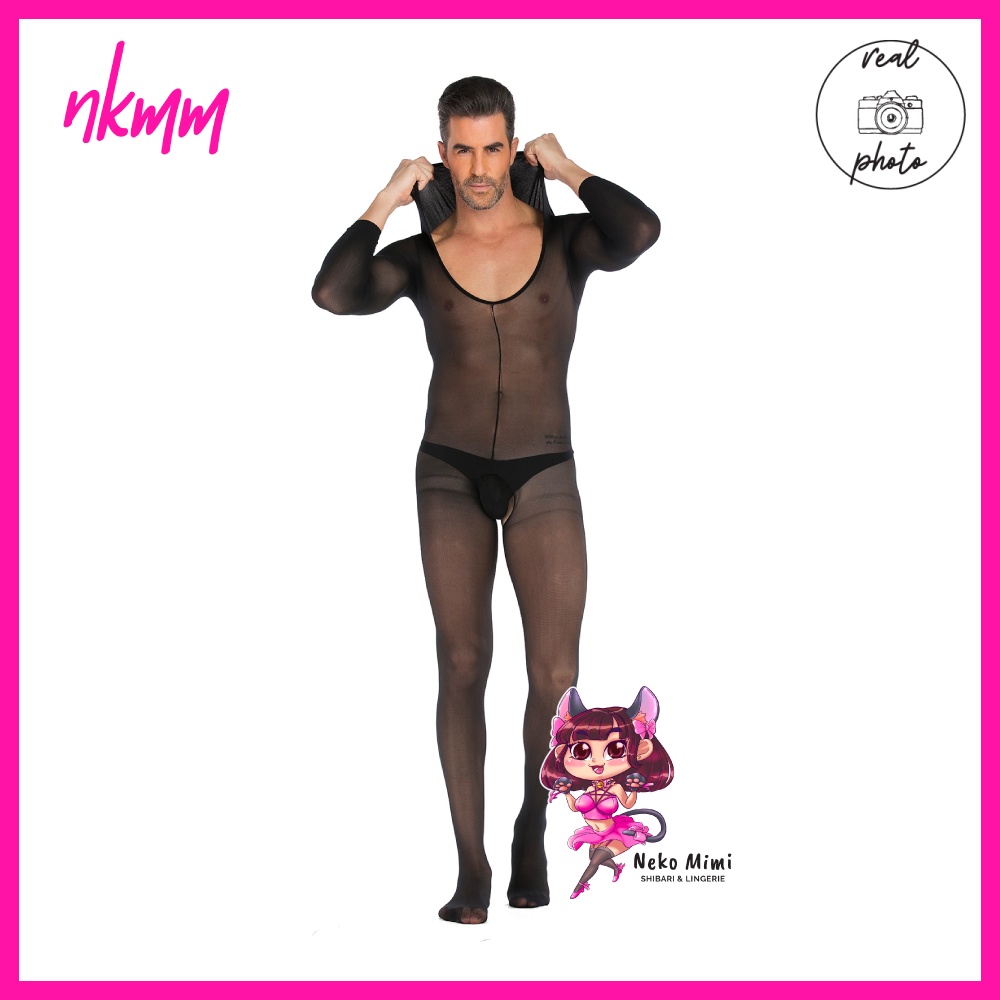 NKMM Zentai Suit Full Body Stocking Polos Pria Luis Bodysuit ZEN007