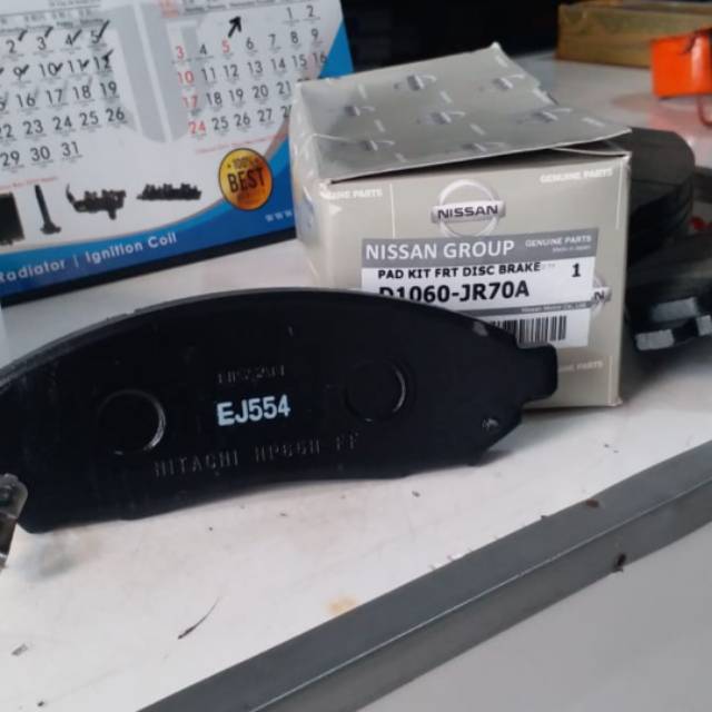 Kampas rem depan navara d40 serena c26 brake pad navara d40