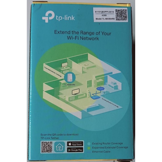 TP-LINK TL-WA854RE 300Mbps Wi-Fi Range Extender TLWA854RE TPLINK