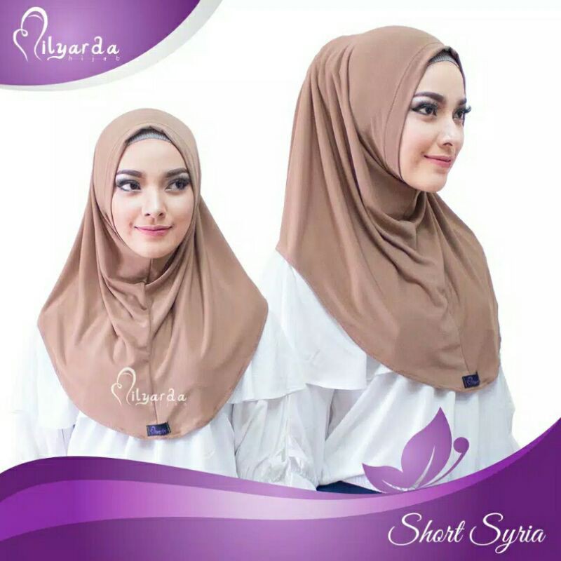 Hijab Instan Short Syiria Kerudung Instan